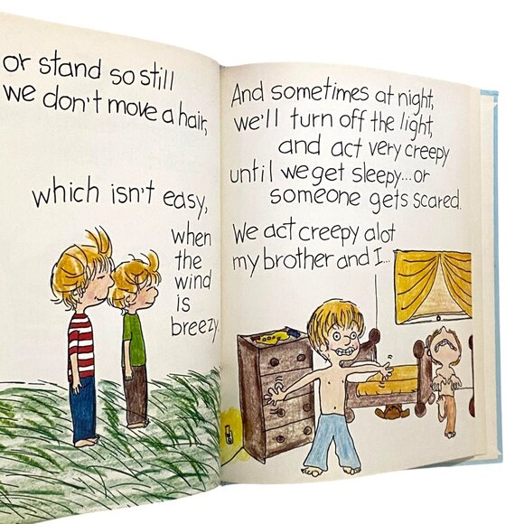 We're Very Good Friends My Brother and I Hardcover P K Hallinan Family Vtg 70s - Picture 5 of 6